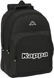 Kappa Σχολική Τσάντα Πλάτης Δημοτικού σε Μαύρο χρώμα Μ32 x Π15 x Υ42εκ