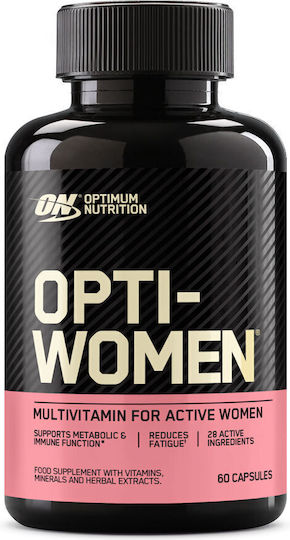 Optimum Nutrition Opti-Women Multivitamin Πολυβιταμίνη 28+ Ingredients για Ενέργεια, τα Μαλλιά & τo Δέρμα