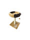 Pet Interest Wheel Scratching Post Poles Brown 36x36x49cm