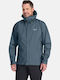 Downpour Eco Winter Jacket Hardshell Waterproof and Windproof Orion Blue
