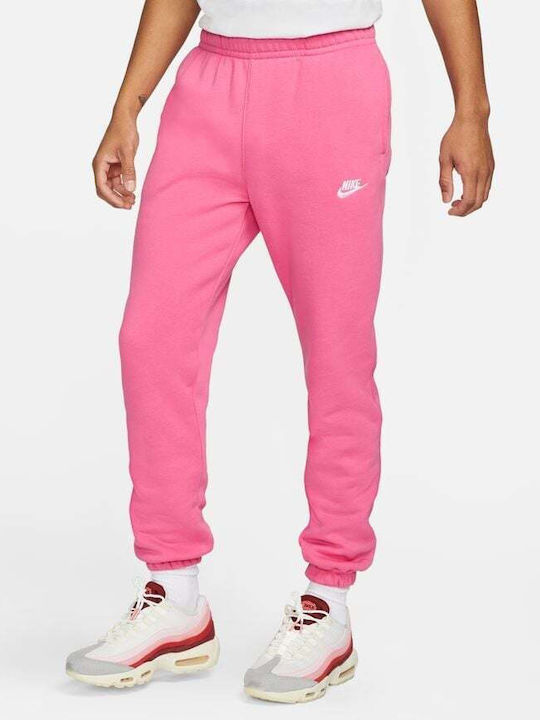 Nike Παντελόνι Φόρμας με Λάστιχο Fleece Ροζ