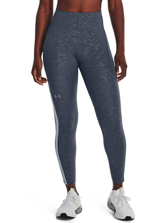 Under Armour Rush Colanti de femei Cropped Colanti Albastru marin