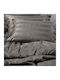 Down Town Home Down Town Home Cotton Satin Duvet Cover Single 175x245 Dark Grey