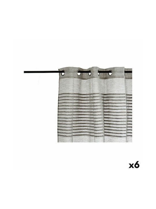 Gift Decor Curtain with Grommet Dark Grey 140x260cm