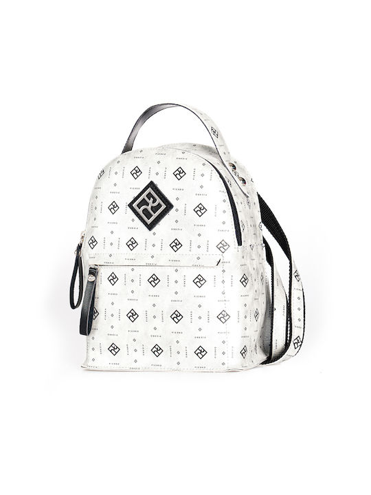 Women's Bag Backpack Logo Pearl