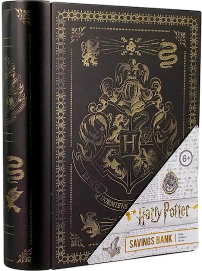 Paladone Harry Potter Cutiuta de bani Metalic Negru 15x4.5x18cm
