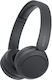 Sony WH-CH520 Ασύρματα Bluetooth On Ear Ακουστικά με 50 ώρες Λειτουργίας και Quick Charge Μαύρα