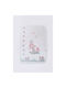 Bi Baby Happy Snail Αδιαβροχοποιημένο Σελτεδάκι Λευκό 50x75εκ.