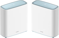 D-Link M32-2 Eagle Pro AI AX3200 Mesh System Access Point Wi‑Fi 6 Dual Band (2.4 & 5GHz) σε Διπλό Kit