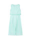 Kids' Fabric Jumpsuit Turquoise