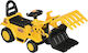 Kids Foot-to-Floor Ride On Tractor with Pedal Yellow