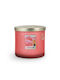 Heart & Home Aromatisches Soja-Kerze im Gefäß mit Pfirsich Parfüm 230gr