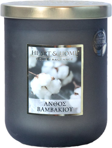 Heart & Home Αρωματικό Σόγιας σε Βάζο Άνθος Βαμβακιού