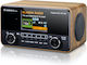 Albrecht DR 865 Senioren Tabletop Radio Brown