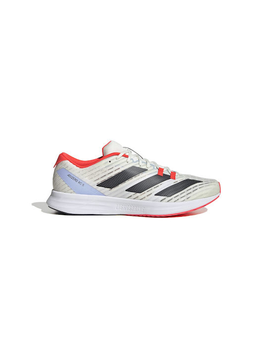 Adizero RC 5 Sport Shoes Running White Tint / Legend Ink / Solar Red