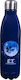 Fizz Kids Water Bottle Set made of Aluminium Thermos Blue 500ml