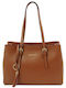 Tuscany Leather Leather Women's Bag Shoulder Tabac Brown