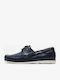 Δερμάτινα Ανδρικά Boat Shoes σε Μπλε Χρώμα