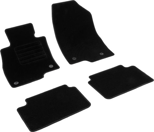 Rigum Set of Front and Rear Mats 4pcs for Mazda 6 2012 2016 Black