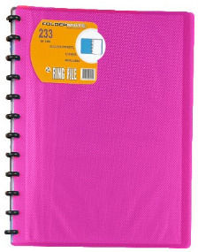 Foldermate Clipboard Flexible with 25 plastic sleeves Slides for Paper A4 Fuchsia 1pcs