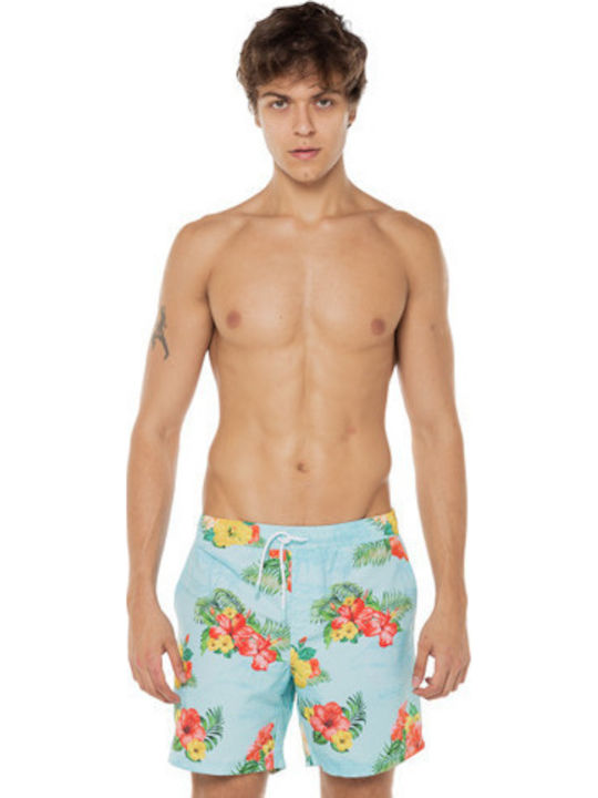 Guess F3GT19WO07G Men's Swimwear Shorts Light B...