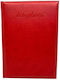 Innostat Telefonice Director Agendă de piele cu Alfabet Grecesc Roșu 17x12cm