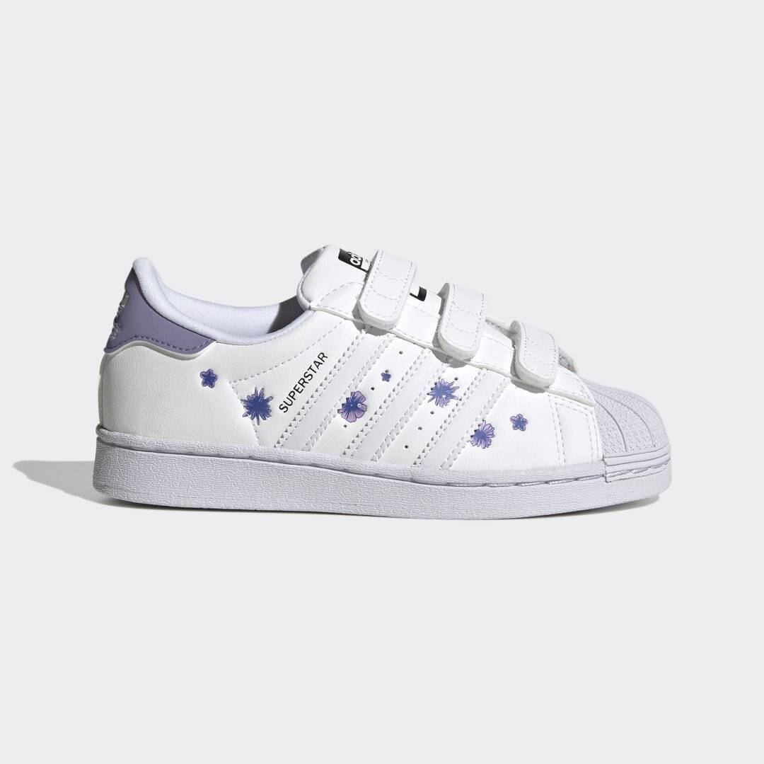 adidas gazelle silver green womens Kids adidas Superstar II Comfort Closure Shoes