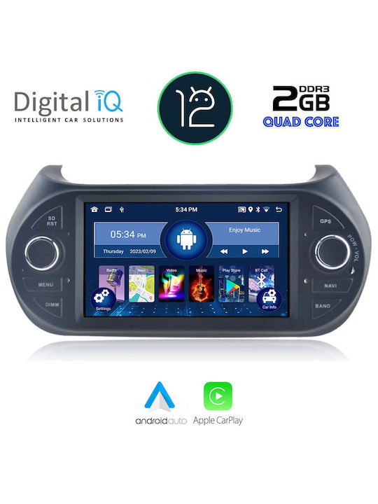 Digital IQ Ηχοσύστημα Αυτοκινήτου για Citroen / Fiat / Peugeot 2008-2018 (Bluetooth/USB/AUX/WiFi/GPS) με Οθόνη Αφής 7"