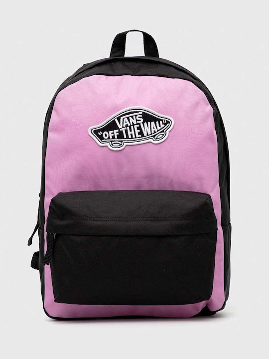 Vans Realm Schulranzen Rucksack Junior High-High School Black-Cyclamen