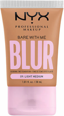 Nyx Professional Makeup Bare With Me Blur Liquid Make Up 09 Light Medium 30ml