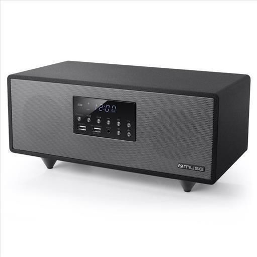 Muse Micro System Ηχείο Bluetooth 40W με Ραδιόφωνο Μαύρο
