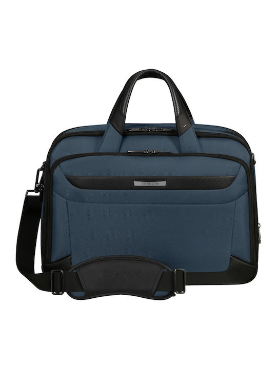 Samsonite Pro-DLX 6 Waterproof Shoulder / Handheld Laptop Bag 17.3" with USB Port in Blue Color