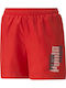PUMA Essentials Logolab Παιδικό Μαγιό Βερμούδα / Σορτς Κόκκινο