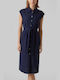 Vero Moda Summer Midi Dress Navy Blazer