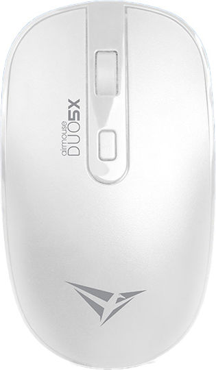 Alcatroz Airmouse Duo 5x Ασύρματο Bluetooth Ποντίκι Λευκό
