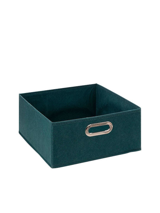 5Five Fabric Storage Box Petrol 31x31x15cm