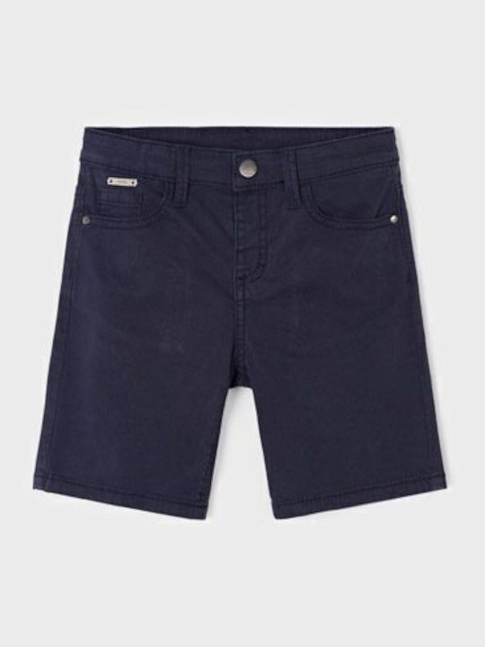 Kinder-Shorts/Bermudas Stoff Marineblau