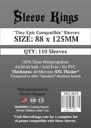 Sleeve Kings Game Accessory 110 Sleeves 88x125mm Microns 60 Sleeve Kings Game Accessory 110 Sleeves 88x125mm Microns 60