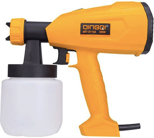 Dingqi 121104 Pistol de vopsit electric cu recipient de 0.7lt
