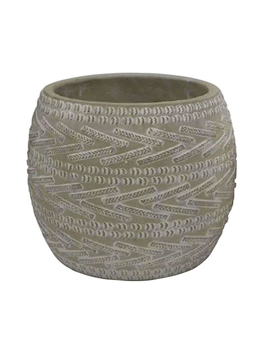 Marhome Pot Gray 18x18x15.5cm