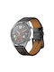 Λουράκι Δερμάτινο Μαύρο (Huawei Watch 3 / Huawei Watch GT 2 ProHonor GS Pro)