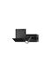 Ideal Lux Komodo Modern Leuchte Wand mit Integrierter LED und Warmweißes Licht Schwarz 19x10.5x10.5cm