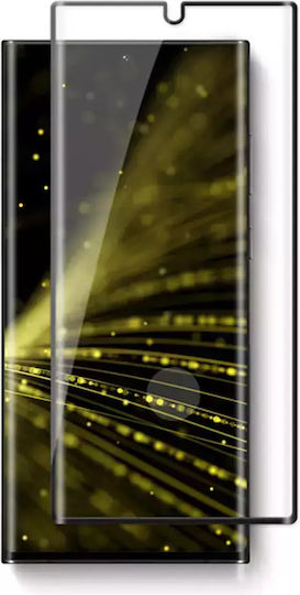 Vivid 3D Curved Закалено стъкло за цялото лице Черен (Galaxy S23 Ultra) VITEMP2763DBK