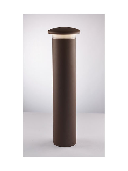 Fan Europe Bitt Outdoor Floor Lamp Small Post 10W with Natural White Light Brown