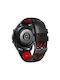 Dual Color Curea Silicon Negru / Roșu (Amazfit Stratos 2s/3)