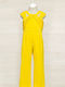 Kids' Fabric Jumpsuit Yellow