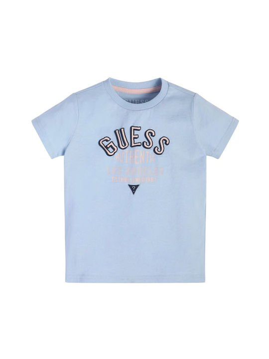 Guess Kids' T-shirt Light Blue