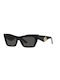 Dolce & Gabbana Women's Sunglasses with Black Plastic Frame and Black Lens DG4435 501/87