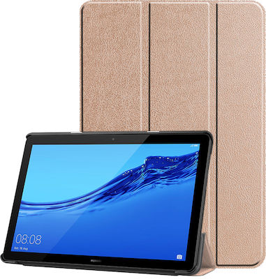 Sonique Flip Cover Synthetic Leather Durable Rose Gold (MediaPad T5 10)