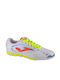 Joma Liga-5 2202 IN Χαμηλά Ποδοσφαιρικά Παπούτσια Σάλας Λευκά